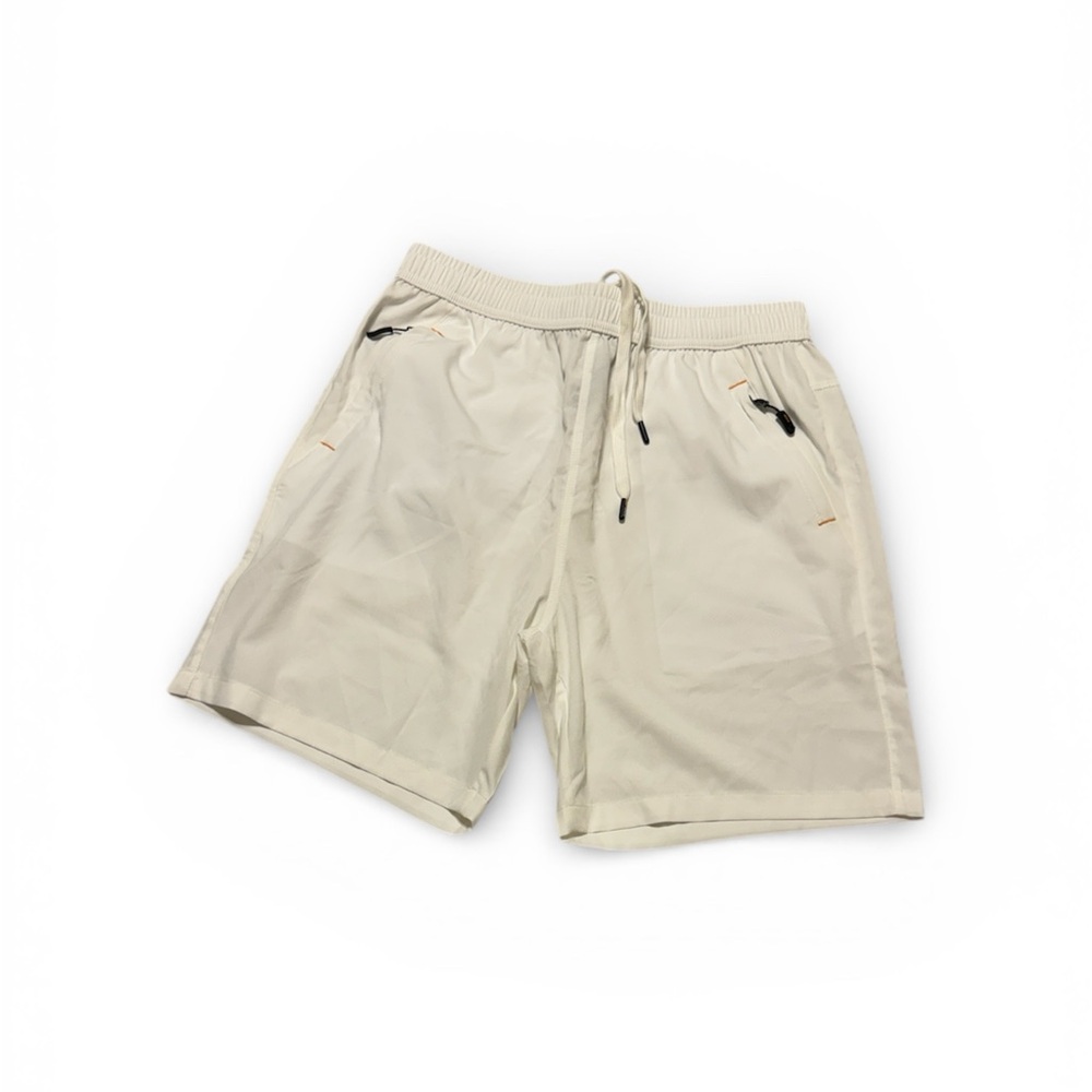 Mier Men's Athletic White Shorts